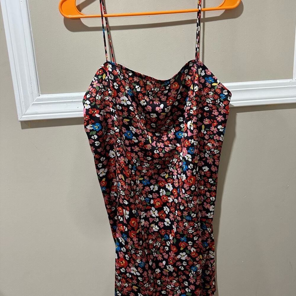 Floral Spaghetti Strap Dress‎